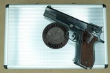 2003 vintage smith & wesson peformance center model 952 1 9mm target pistol w/ box, pc case, paperwork, etc.**rare blued & unfired! **