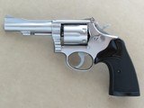 Smith & Wesson Model 67 (no dash) Combat Masterpiece, Cal. .38 Special, Stainless Steel Rear Sight, 1972 Vintage, **First Year C&R**SOLD**