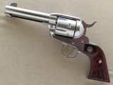 Ruger New Vaquero 357 Magnum 4-5/8" Barrel **High Polish Stainless Steel** - 1 of 16