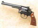 1956 Vintage Smith & Wesson Model K-22 (Pre-Model 17) chambered in .22 Long Rifle w/ 6" Barrel ** All Matching & Original **SOLD** - 1 of 9