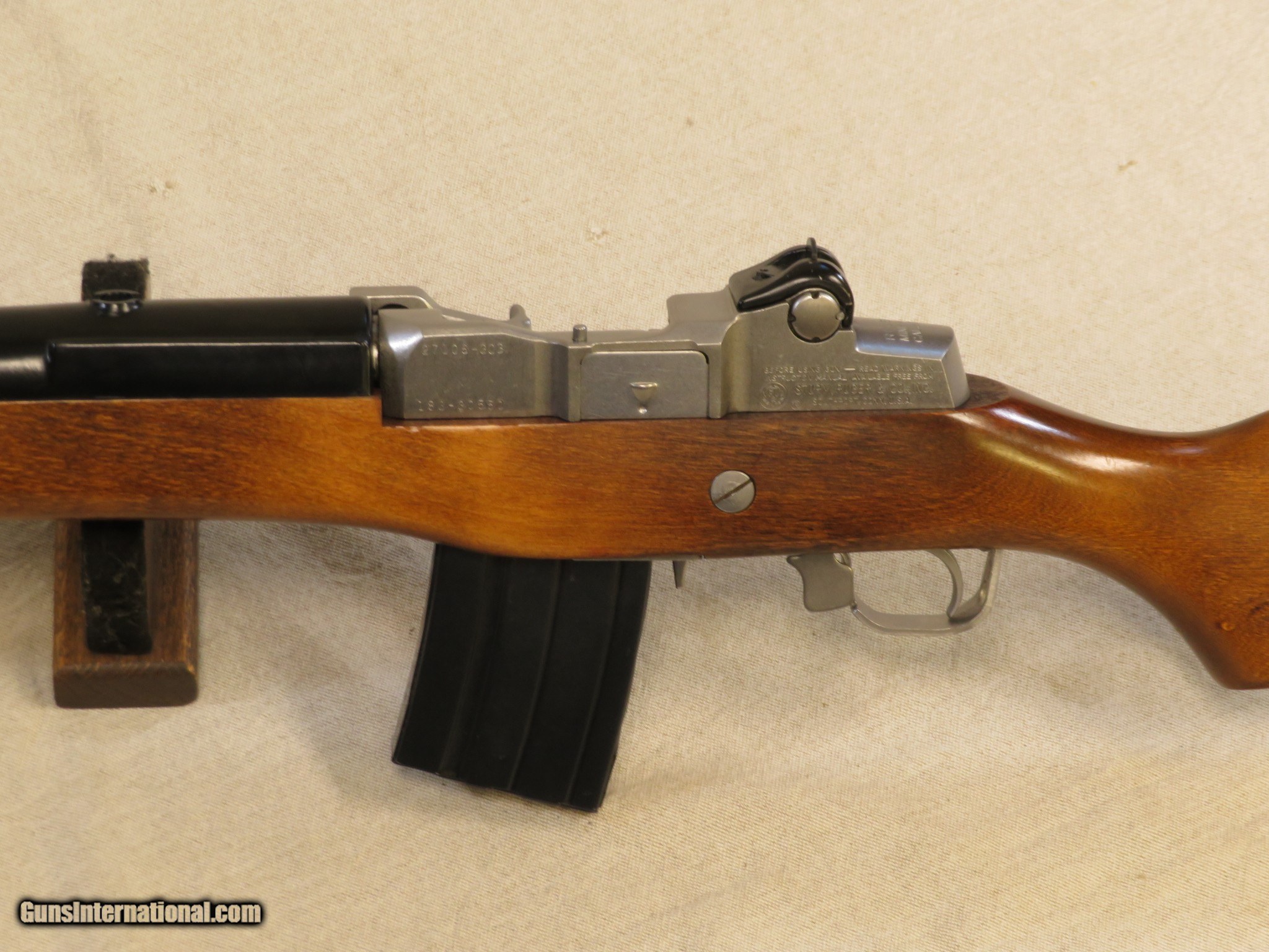 Ruger Mini 14 Gb Police Military Model Ruger Mini 14 GB Model, Stainless Steel, Cal. .223, 1983 Vintage
