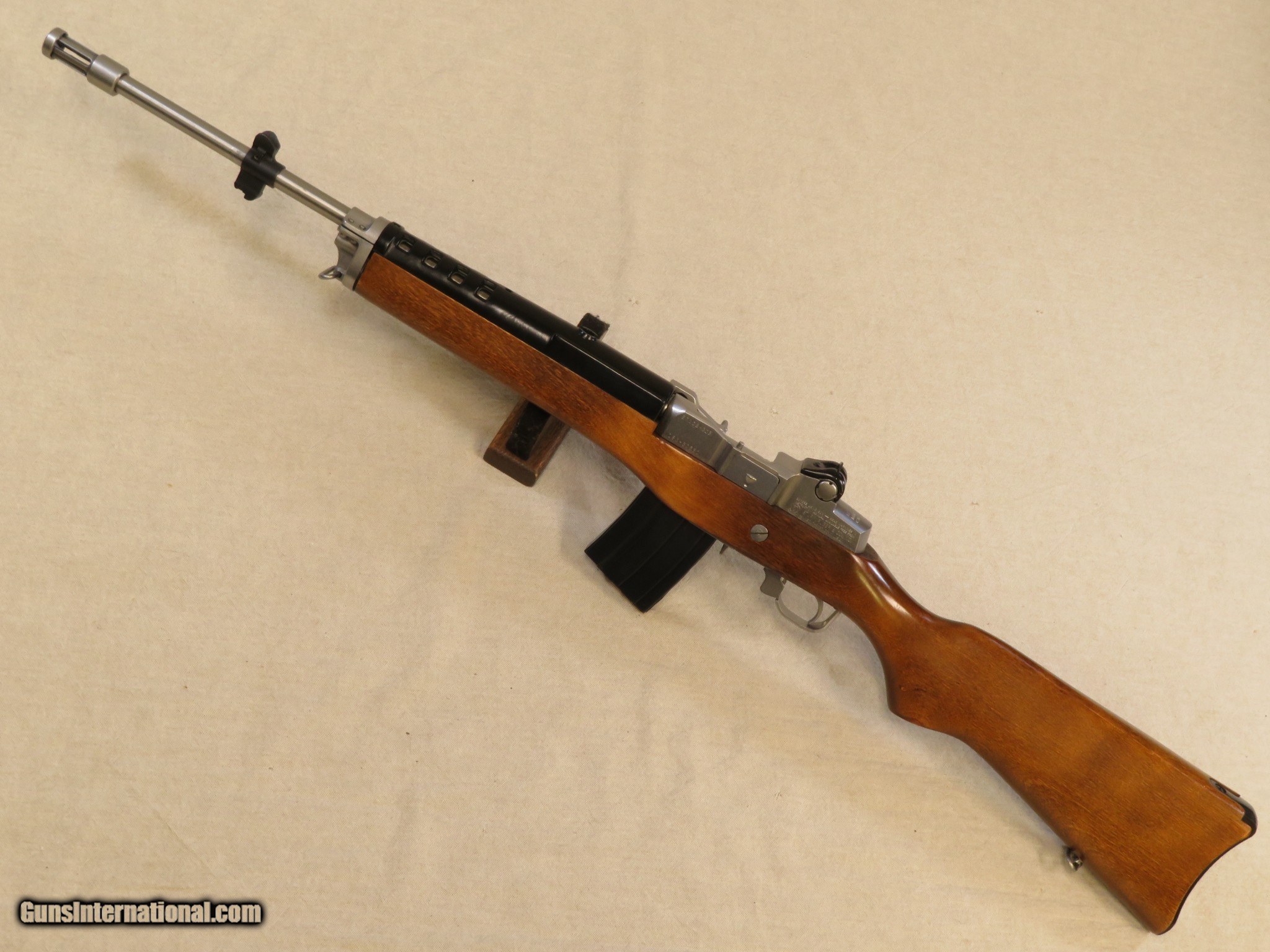 Ruger Mini 14 Gb Police Military Model Ruger Mini 14 GB Model, Stainless Steel, Cal. .223, 1983 Vintage