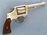 Smith & Wesson Hand Ejector (Model of 1905-4th Change), Cal. .32-20, 5 Inch Barrel, Nickel, 1920's Vintage - 5 of 15