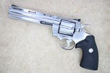 *** SOLD ***1982 Manufactured Stainless Steel Colt Python chambered in .357 Magnum w/ 6" Barrel & Period Box ** Excellent Condition ** - 1 of 22