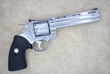 *** SOLD ***1982 Manufactured Stainless Steel Colt Python chambered in .357 Magnum w/ 6" Barrel & Period Box ** Excellent Condition ** - 5 of 22