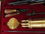 Cased Aldo Uberti Paterson with Loading Lever, Cal. .36 Percussion, Excellent Reproduction of the Colt Paterson Revolver - 4 of 18