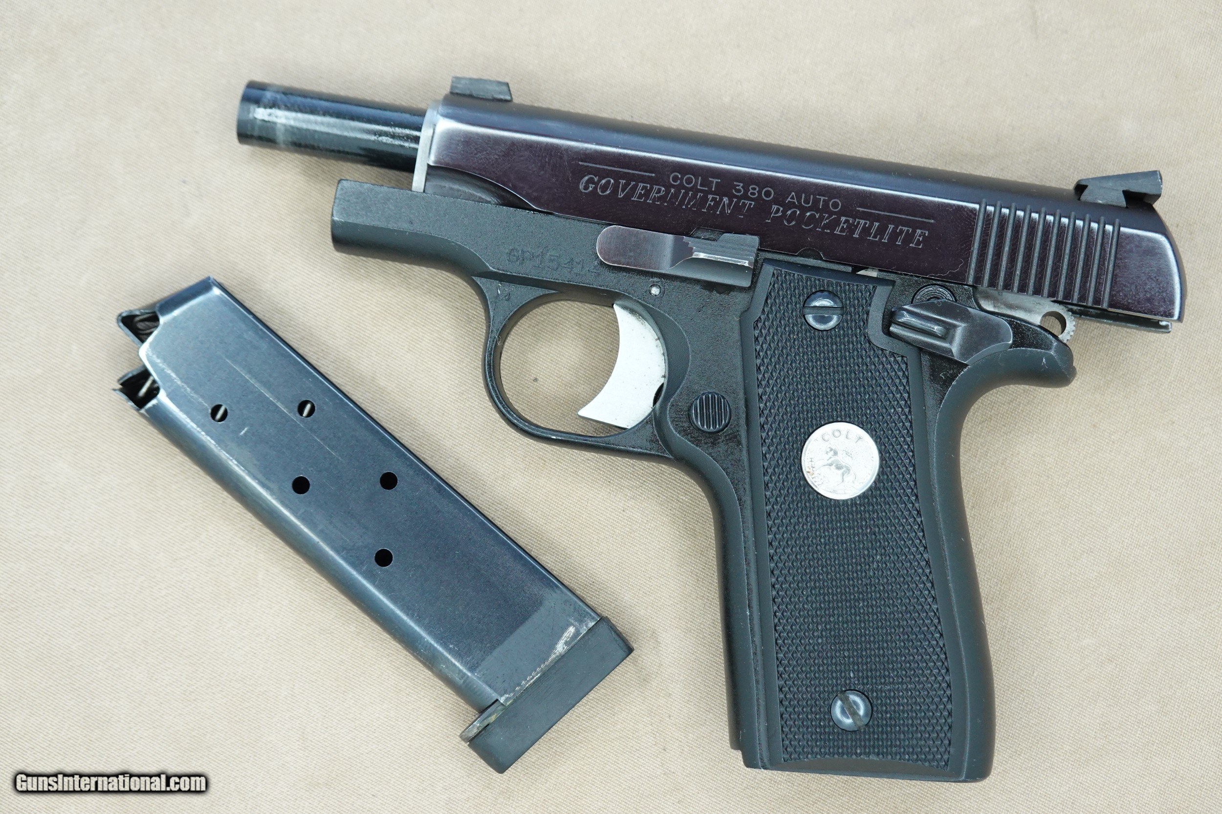 1996 Vintage Colt Government Model Pocketlite .380 ACP Pistol
