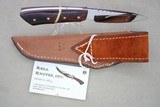 **SOLD** Kell Knives Custom Fixed Blade with 3.25" Blade, Cocobolo Scales & Leather Sheath ** Dean Kell / Colorado ** - 2 of 6