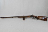 **SOLD** Antique Beautiful Side by Side Combination gun with a .56 Caliber Cap & Ball Rifled Barrel and 14 to 15 Gauge Smoothbore **SOLD** - 6 of 24