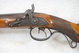 **SOLD** Antique Beautiful Side by Side Combination gun with a .56 Caliber Cap & Ball Rifled Barrel and 14 to 15 Gauge Smoothbore **SOLD** - 8 of 24