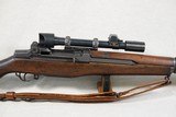 WW2 / Korean War Springfield M1C Garand Sniper Rifle in .30-06 Caliber
* w/ M84 Scope, Mount, Base, Flash Hider, & CMP Certificate, Etc. * - 3 of 25