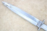 ** SOLD ** WWII / 1940's Vintage U.S. Military C. Langbein Stiletto Fighting Knife w/ Sheath ** Rare WWII Fighting Knife / New York Manufactured ** - 4 of 15