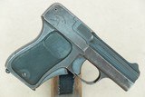 **SOLD** 1908-09 Vintage Schwarzlose Model 1908 Pistol in .32 ACP
** Rare Pistol w/ Blow-Forward Action! ** - 10 of 25