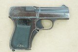 **SOLD** 1908-09 Vintage Schwarzlose Model 1908 Pistol in .32 ACP
** Rare Pistol w/ Blow-Forward Action! ** - 1 of 25