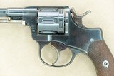 ***SOLD*** Swedish Contract Belgian-Made Model 1887 Brevet Nagant Revolver in 7.5mm Nagant Caliber
** Beautiful & All-Original Example ** - 7 of 25