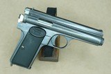 **SOLD** WW1 Hungarian Fegyvergyar Budapest Frommer Stop Pistol in .380 ACP
** RARE All-Original Example** **SOLD** - 21 of 25
