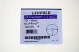 **SOLD *** LNIB Leupold VX-Freedom 1.5-4x20mm w/ MOA-Ring Reticle & Original Box ** Never Mounted ** - 2 of 9