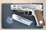 ** SOLD ** 2000 Vintage CZ 75B 25th/Silver Anniversary chambered in 9mm w/ Original Box & Extra Magazine ** MINTY & RARE #381 of 500 !! ** - 17 of 17