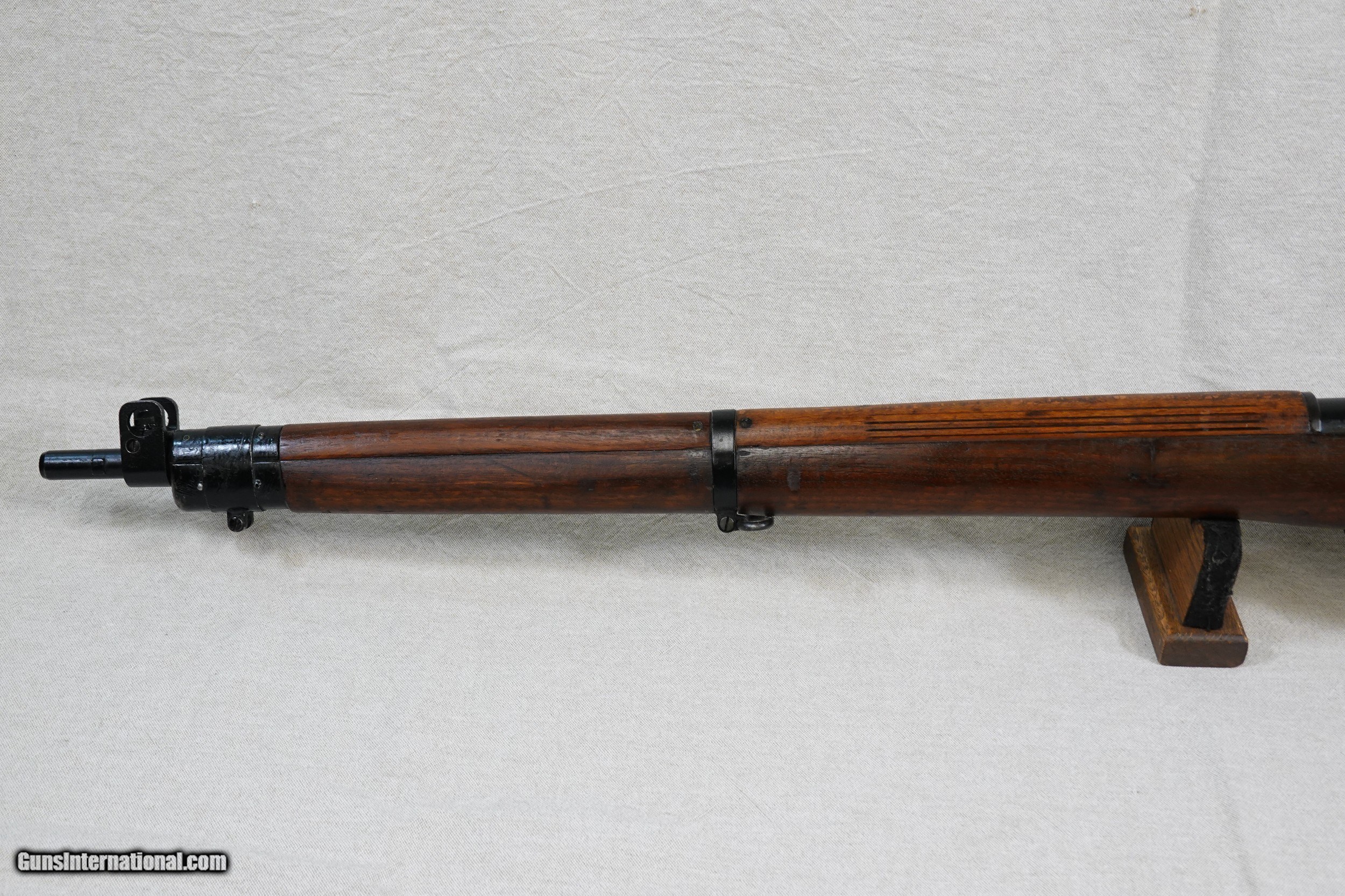 SOLD**1944 WW2 Canadian Lend Lease Long Branch Lee Enfield No.4 Mk.I* Rifle  in .303 British Caliber ** All-Matching Fazakerly FTR Rifle