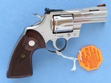 ***SOLD*** Colt Python, Stainless Steel, Cal. .357 Magnum, 3 Inch Barrel - 7 of 9