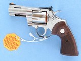 ***SOLD*** Colt Python, Stainless Steel, Cal. .357 Magnum, 3 Inch Barrel - 3 of 9