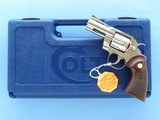 ***SOLD*** Colt Python, Stainless Steel, Cal. .357 Magnum, 3 Inch Barrel - 1 of 9