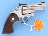 ***SOLD*** Colt Python, Stainless Steel, Cal. .357 Magnum, 3 Inch Barrel - 2 of 9