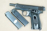 **SOLD** 1946 Vintage Spanish Air Force Star Model S .380 ACP Pistol w/ Original Box, Manuals,& Extra Mag
** SPECTACULAR Original Example ** - 21 of 25
