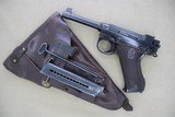 **SOLD** 1946 Danish Police Contract Husqvarna M40 Lahti chambered in 9mm Luger w/ Original Rig **SOLD** - 1 of 25