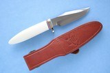 **SOLD** Randall Knives Model 8 with "Pre-Ban" Ivory Tusk Tip Handle & Leather Sheath ** MINT ** - 2 of 12