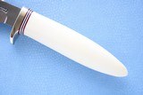 **SOLD** Randall Knives Model 8 with "Pre-Ban" Ivory Tusk Tip Handle & Leather Sheath ** MINT ** - 10 of 12
