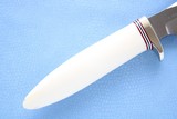 **SOLD** Randall Knives Model 8 with "Pre-Ban" Ivory Tusk Tip Handle & Leather Sheath ** MINT ** - 12 of 12