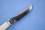 **SOLD**
Randall Knives Model 8X with "Pre-Ban" Ivory Handle, Silver Pommel, and Factory Leather Sheath ** Beautiful Gentleman's Knife - 10 of 13