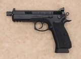 **SOLD** CZ 75 SP-01 Tactical with Threaded Barrel and Suppressor Height Tritium Night Sights **Minty** - 3 of 19