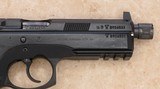 **SOLD** CZ 75 SP-01 Tactical with Threaded Barrel and Suppressor Height Tritium Night Sights **Minty** - 9 of 19
