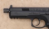**SOLD** CZ 75 SP-01 Tactical with Threaded Barrel and Suppressor Height Tritium Night Sights **Minty** - 5 of 19
