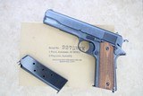 **SOLD** Colt M1911 Model of 1918 WWI Reproduction chambered in .45ACP w/ Original Box & 2 Magazines ** Rare Carbonia Blue !! ** - 1 of 23