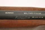 **SOLD** 1943 Manufactured Remington 513-T chambered in .22LR w/ 27" Barrel & Military Finish ** US Property Marked ** **SOLD** - 21 of 23