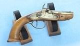 Antique Belgian or French Percussion Pistol **Honest Collectable** - 10 of 11