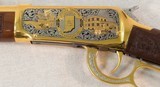 Winchester Model 94AE Indiana State Police Commemorative Rifle Chambered in 30-30 **24 carat Gold Plated - #7 of 25** - 21 of 25