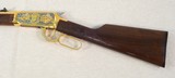 Winchester Model 94AE Indiana State Police Commemorative Rifle Chambered in 30-30 **24 carat Gold Plated - #7 of 25** - 7 of 25
