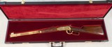 Winchester Model 94AE Indiana State Police Commemorative Rifle Chambered in 30-30 **24 carat Gold Plated - #7 of 25** - 1 of 25