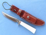 Randall #7 Knife with Randall Leather Sheath and Ivory Handles - 5 of 5