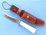 Randall #7 Knife with Randall Leather Sheath and Ivory Handles - 1 of 5