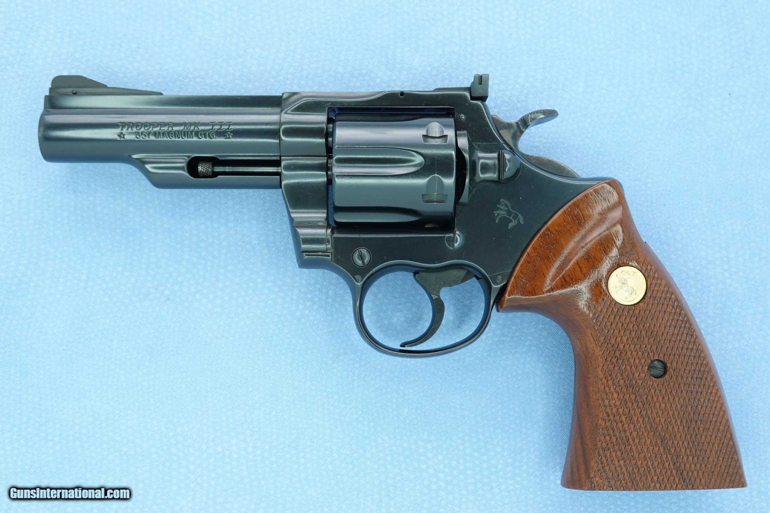SOLD** 1976 Vintage Colt Trooper Mk.III .357 Magnum Revolver w/ 4