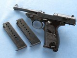 ****SOLD**** WW2 Early 1944 Production CYQ Code Spreewerke P-38 9MM Pistol w/ Original Holster & Extra Mag **SALE PENDING** - 19 of 25