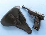 ****SOLD**** WW2 Early 1944 Production CYQ Code Spreewerke P-38 9MM Pistol w/ Original Holster & Extra Mag **SALE PENDING** - 1 of 25