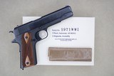 2008 Manufactured Colt M1911 Model of 1918 Reissue chambered in .45ACP w/ Black Oxide Finish ** LNIB & Unfired **