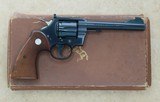 Colt Officers Model Match Target Revolver Chambered in .38 Special **1953 - With Box and Factory Target** - 1 of 16