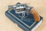 **SOLD** Smith & Wesson Model 60 Chiefs Special Stainless Revolver Chambered in .38 Special **Minty with Papers and Box**